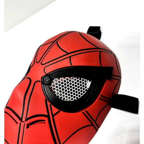 Spiderman Mask Full Face Cover Costume, Red, GUC As Is Doesn’t Function Properly - Picture 8 of 12